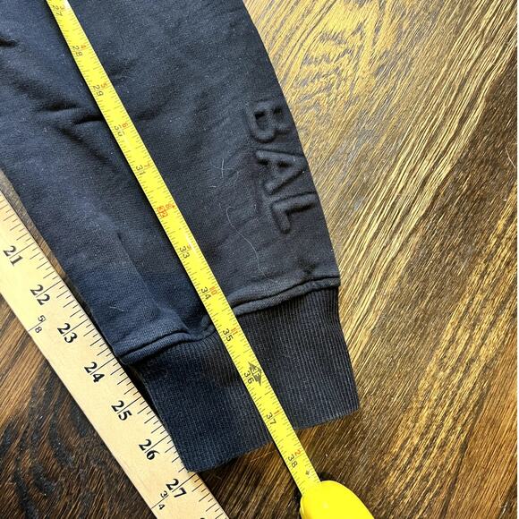 Balmain | Women's Zip Pocket Pull On Cotton Jogger Sweatpants Black Size Medium - Picture 11 of 11